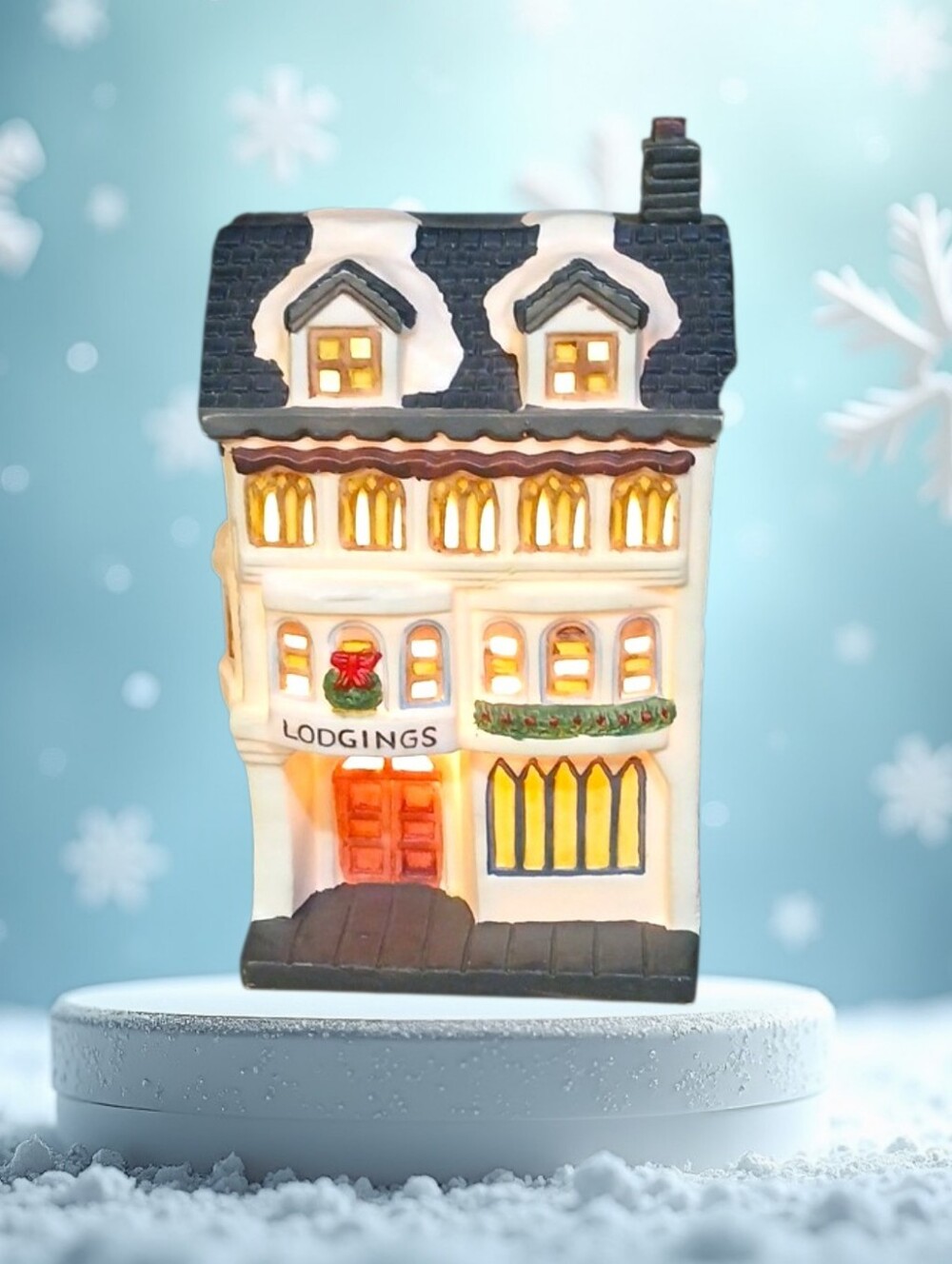 Vintage Ceramic Village - Lights Up 1994 / No Box